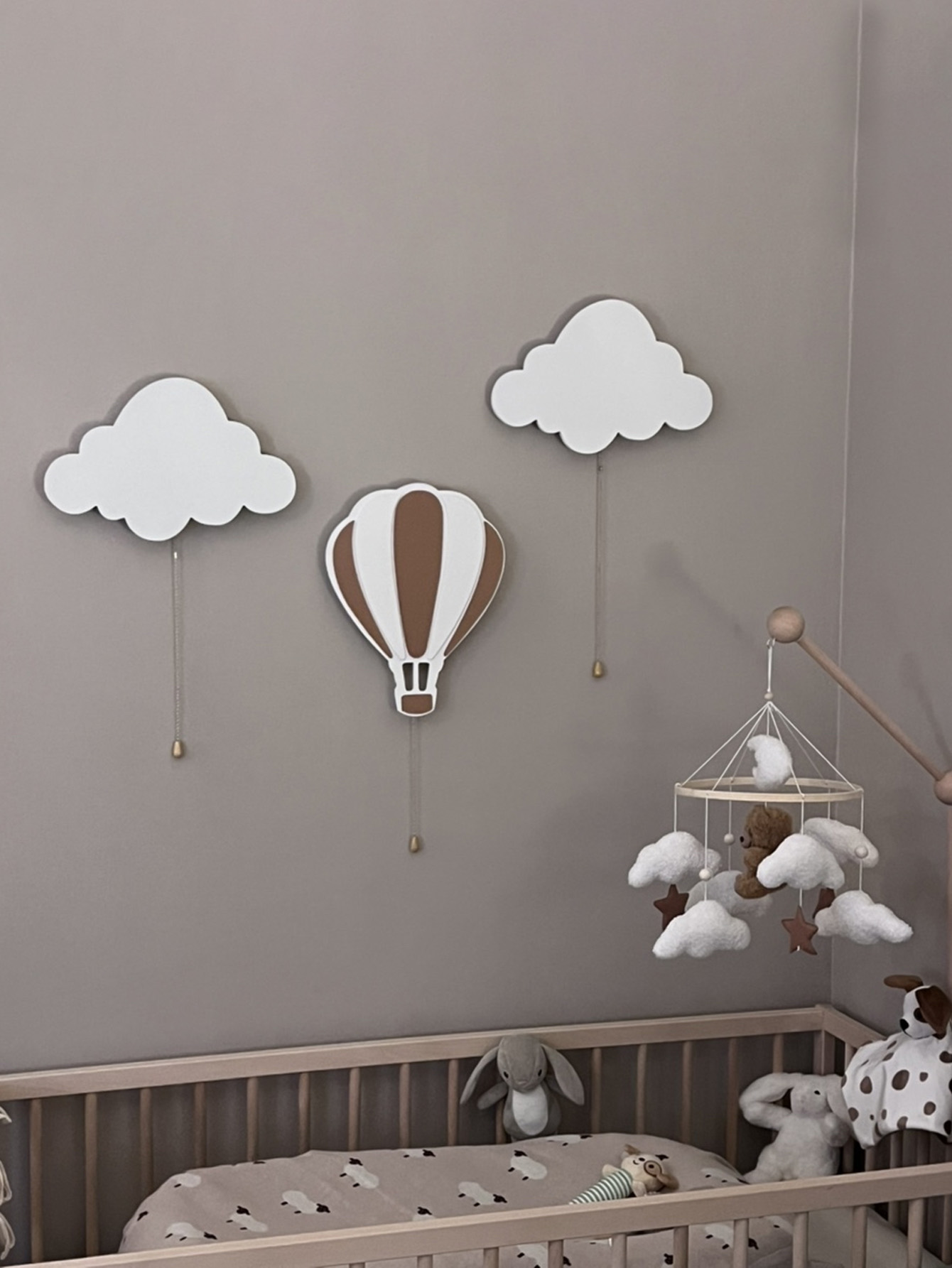 Cloud Light - Floating Cloud W - Baby Nursery Wall Lights ulasan dan harga