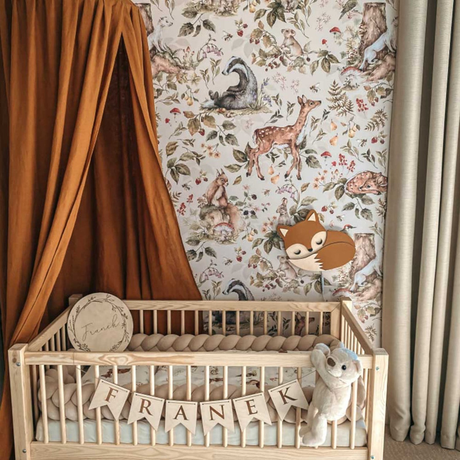 Cute Forest  Wallpaper, Light  - Baby Nursery Wall Lights ulasan dan harga