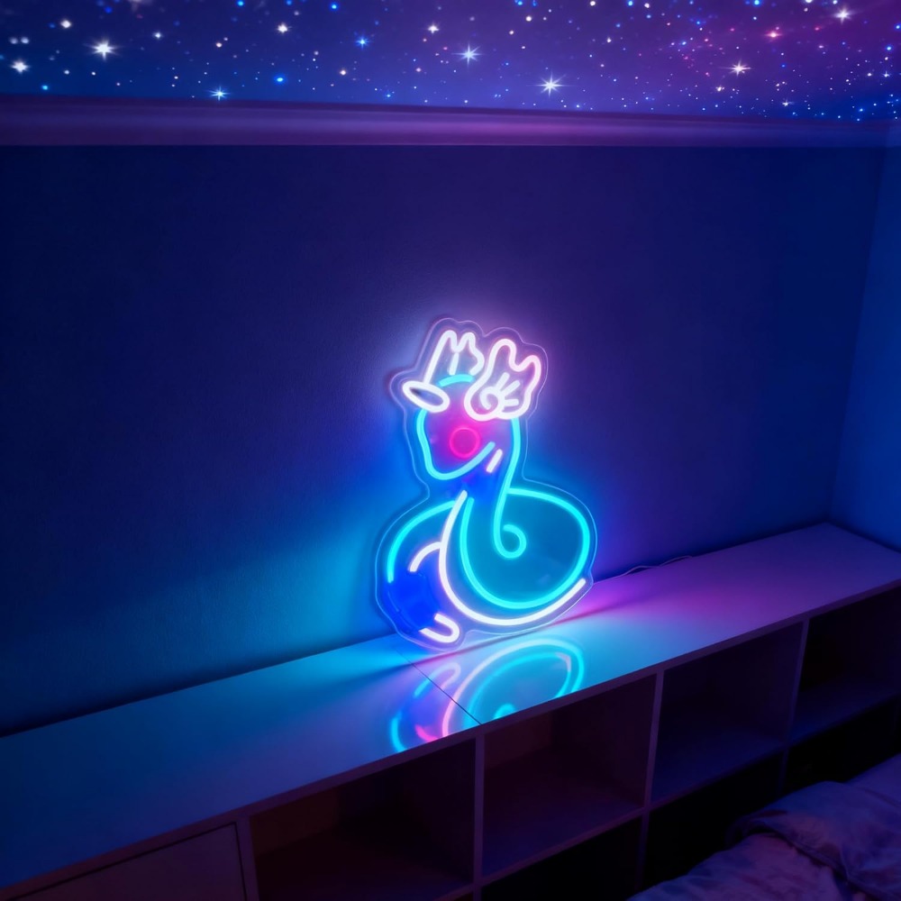 Cute Animal Shape LED Neon Lig - Baby Nursery Decor Girl ulasan dan harga