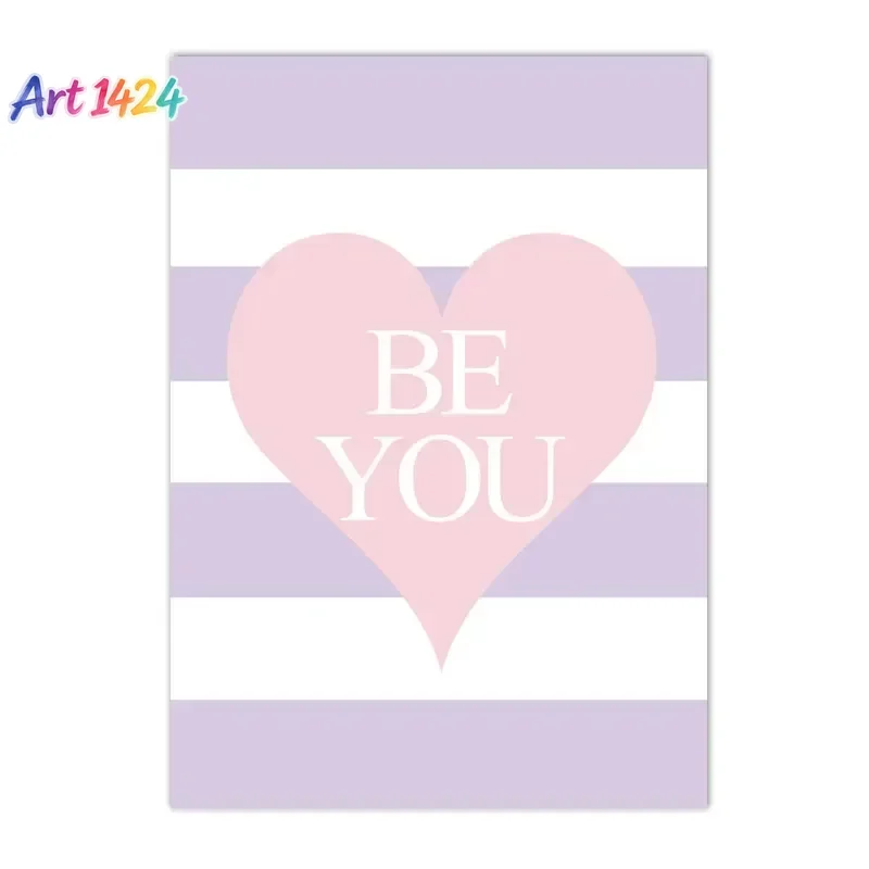 Pink Unicorn Rainbow Love Hear - Baby Girl Nursery Quotes ulasan dan harga