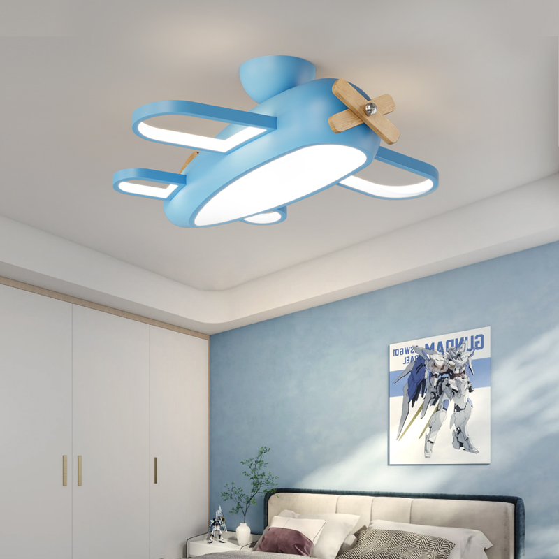 Cartoon Airplane Chandelier Ce - Baby Nursery Light Fixture ulasan dan harga