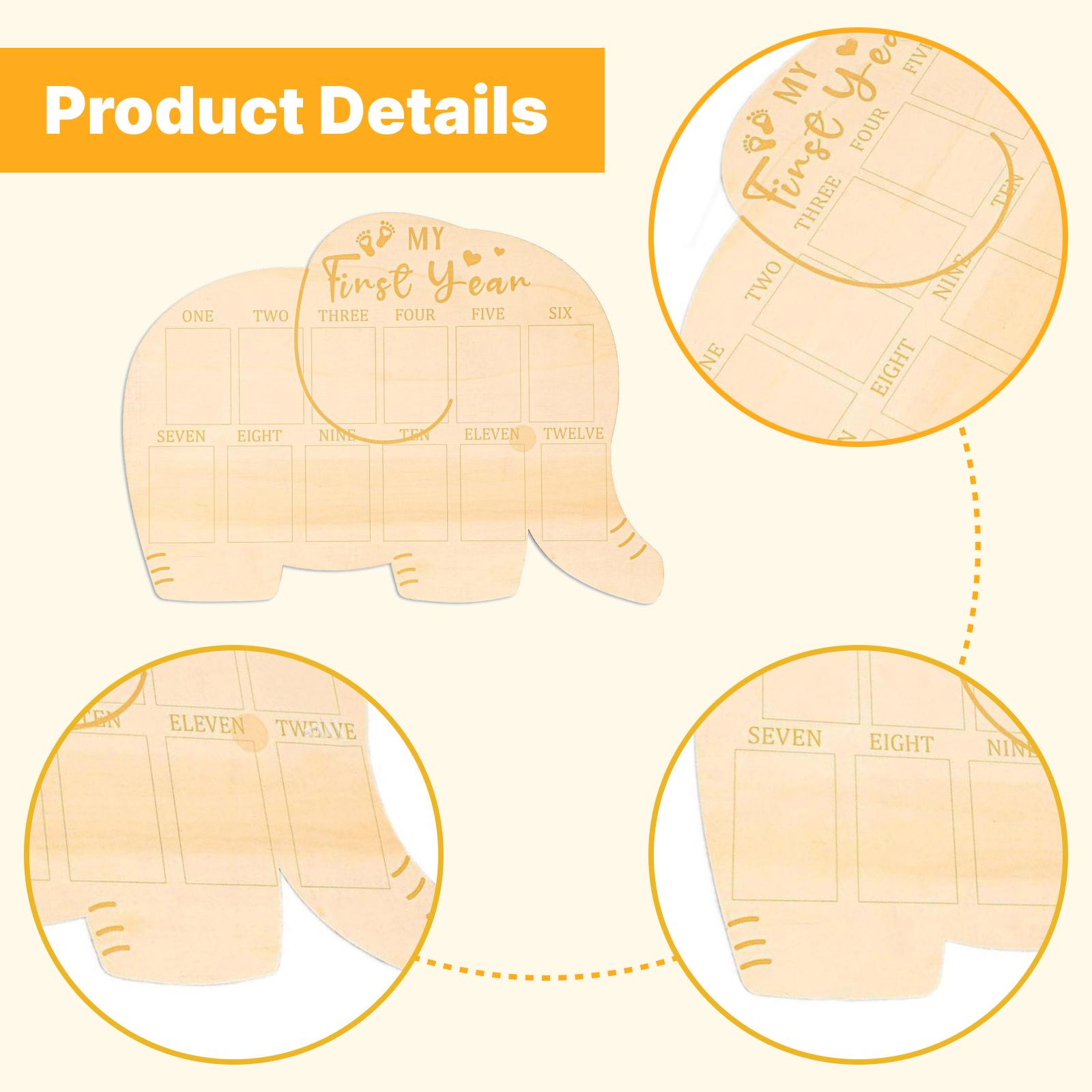 Baby First Twelve Months Photo - Baby Nursery Frames ulasan dan harga