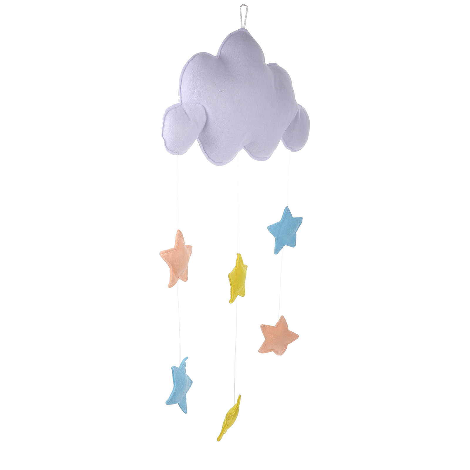 Lovely Cloud Star Felt Wall Ha - Baby Nursery Light Fixture ulasan dan harga