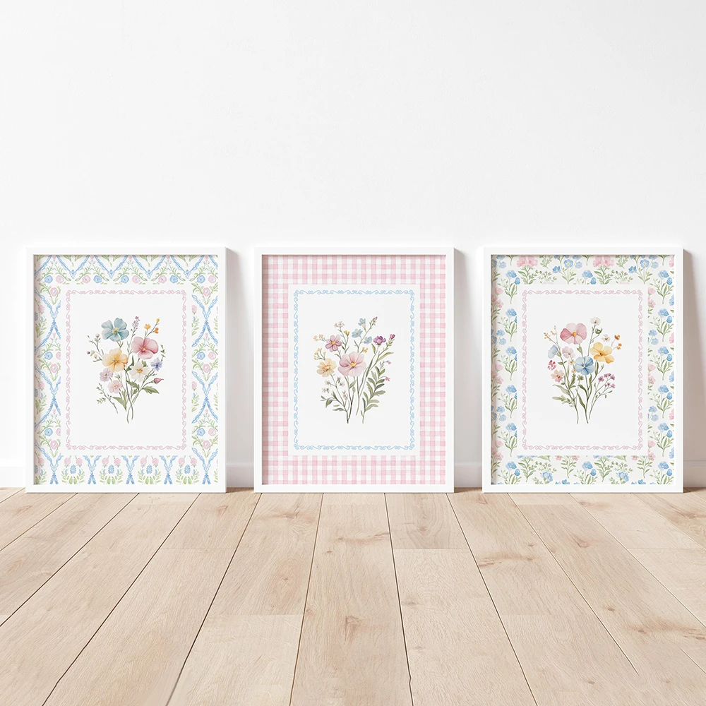 3pcs frameless Canvas Painting - Baby Nursery Frames ulasan dan harga